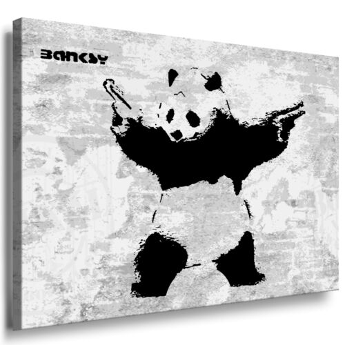 Home Decor Wandbild Kunstdruck Banksy Graffiti Panda Leinwand Bilder Auf Keilrahmen Xxl Home Garden Ideahome Gr