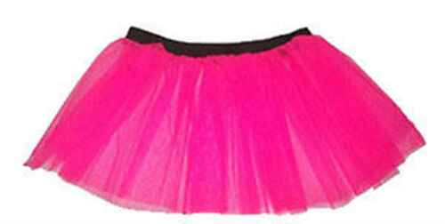 New Neon Tutu Skirt Hen Fancy Dress Party 3 Layers of Net Ladies skirt size 8-18