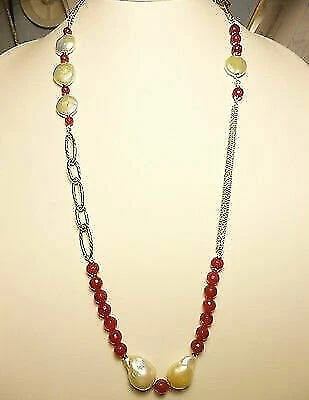 Collane e pendagli di lusso con perle perle bianche