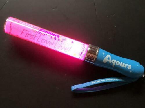 Love Live Sunshine Aqours First Live Step Zero To One Pen Light Stick Blue Used