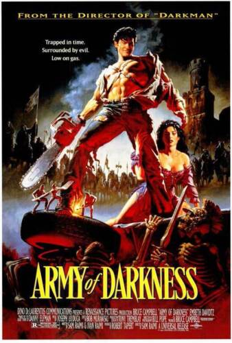 LicensedNewUSAEVIL DEAD ARMY OF DARKNESS 11x17" Movie Poster 