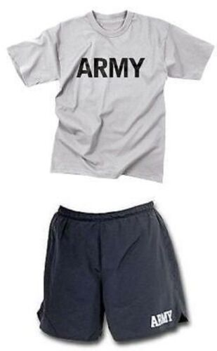 US ARMY PFT Physical Training Sport dress Pantalon Shirt Short Pants Sport Costume