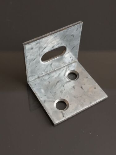 Bag of 20 HAFELE Worktop Angled Brackets Corner Brace 25mm x 25mm Zinc Plated 