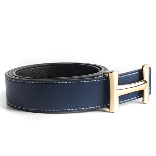 Leather H Genuine Real Buckle Strap for Jeans Luxury Brand Designer Belts Casual