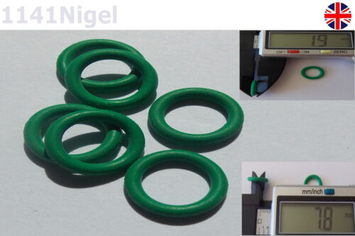 7.8mm ID x 1.9mm Section  Green O Ring  O-Rings HNBR Nitrile Rubber Metric 