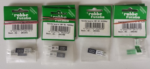 K82 . K91 robbe Futaba AM Sender oder Empfänger Quarz 40 MHz RX//TX K54 . K59
