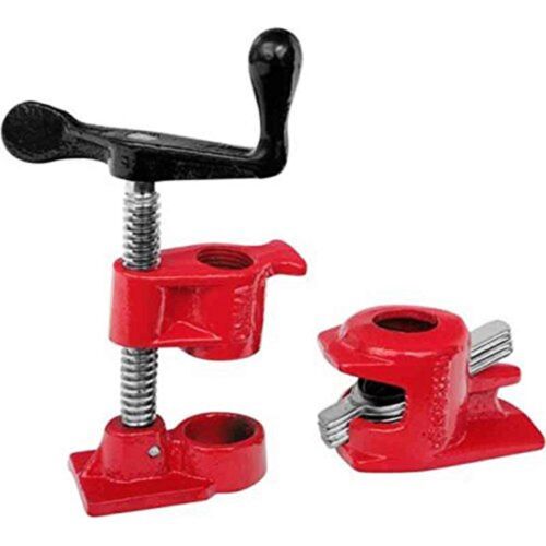 3/4" Wood Gluing Pipe Clamp Set Heavy Duty PRO Woodworking Cast Iron 
