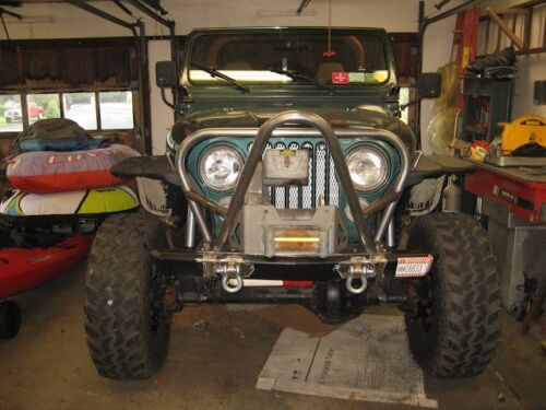 Offroad Jeep Rock Crawler Winch Bumper DIY KIT 1.75/" Jeep TJ Grill Hoop