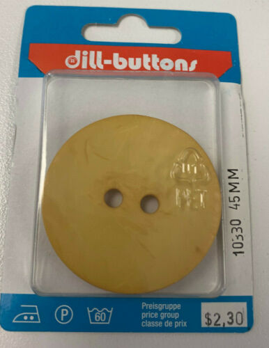 45mm /1 3/4 inch Large Round Polyamid Plastic Button Dill Buttons 