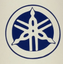 6/" YAMAHA MOTORCYCLE TUNING FORK DECAL STICKER 2
