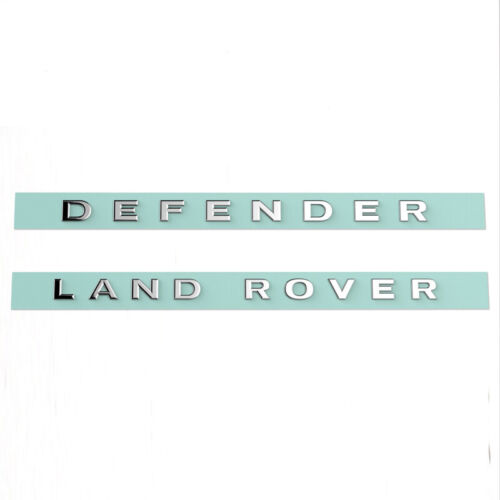 New LAND ROVER and DEFENDER metal logo sticker for TRAXXAS  TRX4 RC4WD D90 D110
