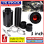 Carbon Fiber Air Filter Box Cold Feed Induction Air Intake System Kit Auto Parts
