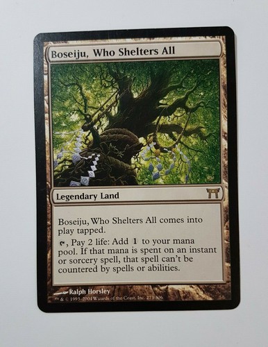 Champions of Kamigawa Magic//mtg Rare Who Shelters All Boseiju
