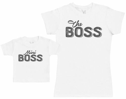 Mini BOSS & The Boss Bébé-Ensemble Cadeau Avec Bébé T-shirt & MOTHER'S T-Shirt 