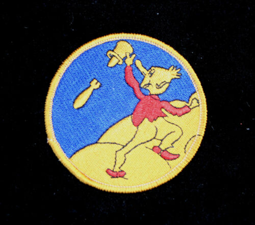 350TH BOMB SQUADRON 100TH BOMB GROUP H HAT PATCH US 8TH AIR FORCE PIN UP AFB