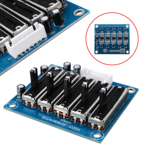 Details about  / Stereo 5-band Equalizer EQ Board 5-segment Audio Tone Preamplifier Board