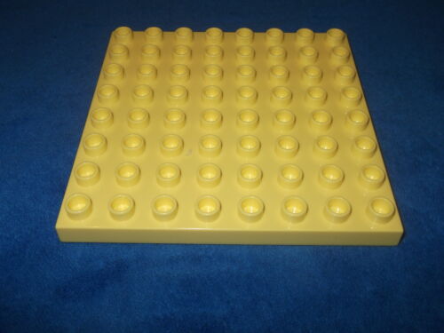 Lego Duplo Bauplatte Platte 1 X 8 X 8er Noppen hell Gelb Hellgelb 10505 5639