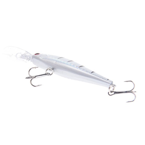 9.4g//10cm fishing lures baits floating bass crankbaitsper hard lur hook 6#AB