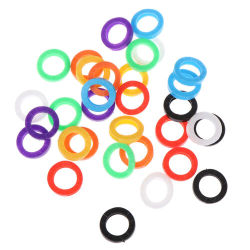 32X Bright Colors Hollow Silicone Key Cap Covers Topper Keyring  Tx 