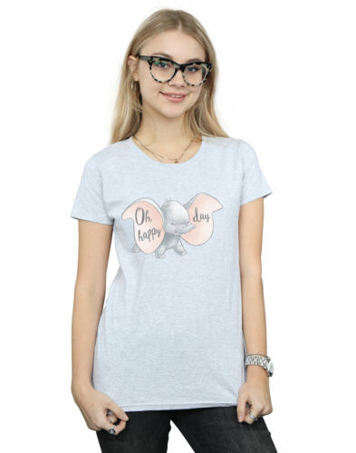 Disney Women/'s Dumbo Happy Day T-Shirt
