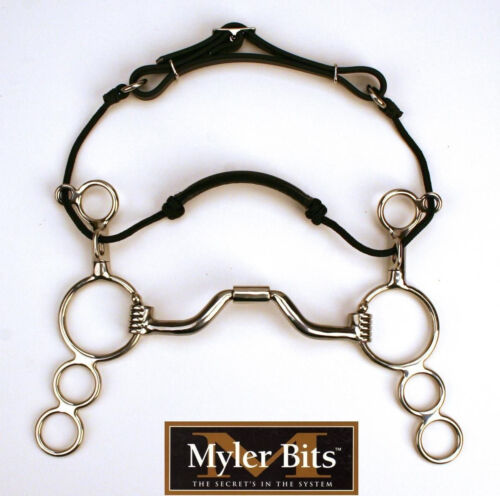 Myler Bit 89-31335 3-Ring Combination Bit MB 33 LEVEL 3 Size 5/" Horse Tack