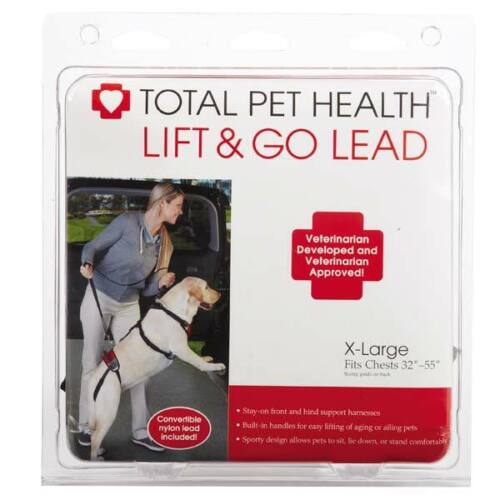 Total Pet Health Lift and Go Dog Lead  Pet Support Stay-on Harnes 