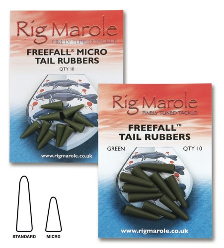 Rig marole chute libre soft queue caoutchoucs pêche à la carpe tackle standard micro 10PCS