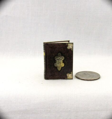 Who HISTORY OF THE TIME WAR Miniature Book Dollhouse 1:12 Illustrated Book Dr