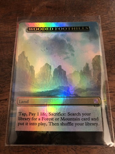 10 Fetch Lands Full Art ohne Grenzen Swamp Island Plains Mountain Wald MTG Magic