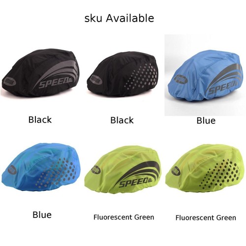 Regenschutz Helm Fahrradhelm Regenüberzug Schutzhelm Wasserdicht Abdeckung Neu