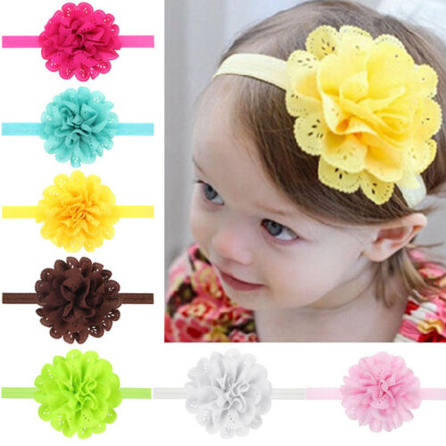 Lot 1/5/10 PCS Kids Girl Baby Toddler Flower Headband Hair Band Accessories Gift 