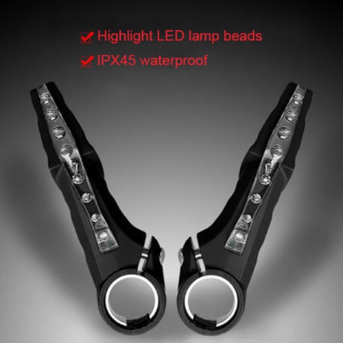 Bicycle Handlebar Turn Signal Indicator Light Warning Waterproof LED Light USA