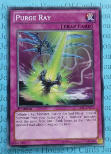 Purge Ray LVAL-EN072 Common Yu-Gi-Oh Card 1st Edition New 