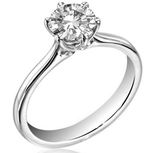 Engagement Ring Diamond Unique 1ct Solitaire 9ct Gold UK Hallmarked 