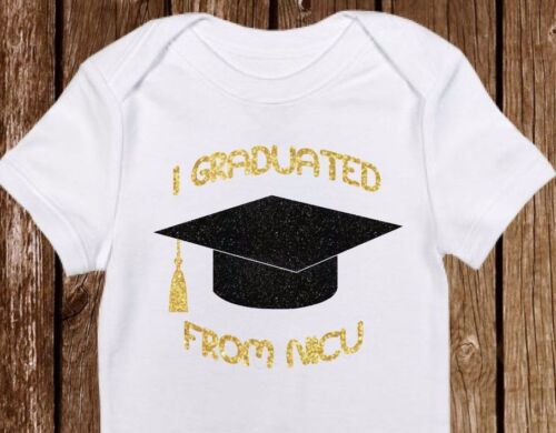 Hospital Premature Baby Cute Baby Girl clothes Graduated From NICU Onesie 