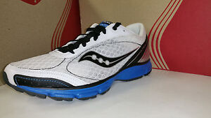 Saucony Men/'s Grid OutDuel White Black Royal Light Weight Running Shoes 7.5-13
