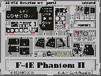 Eduard 1//32 Mc Donnell Douglas F-4E Phantom II Interior for Tamiya kit # 32503