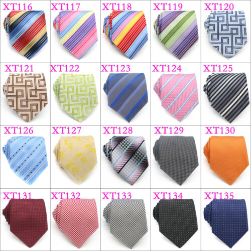 Lot 10 PCS  Classic Men's 100% Silk Tie Necktie Woven JACQUARD Neck Ties Factory 