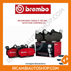 413 CDI KW:95 906 KIT PASTIGLIE FRENO POSTERIORE BREMBO MERCEDES SPRINTER 46-T