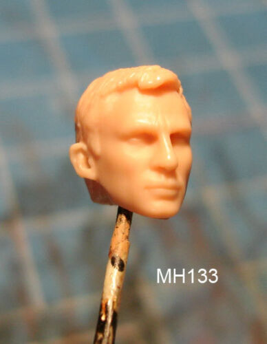 MH133 Custom Cast Male head for use with 3.75/" GI Joe Star Wars Marvel figures