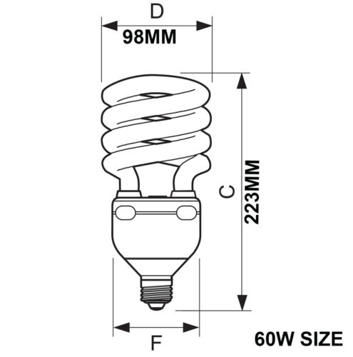 60w,75W 20w 23w 8w 12w Philips Energy Saving Spiral Light Bulbs 5w 42w