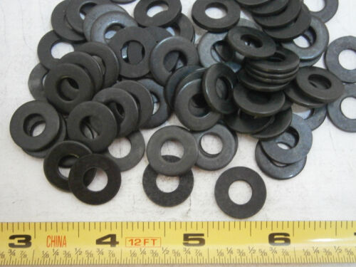 Flat Washers 1/4 SAE Steel Black Oxide Lot of 35 #1282