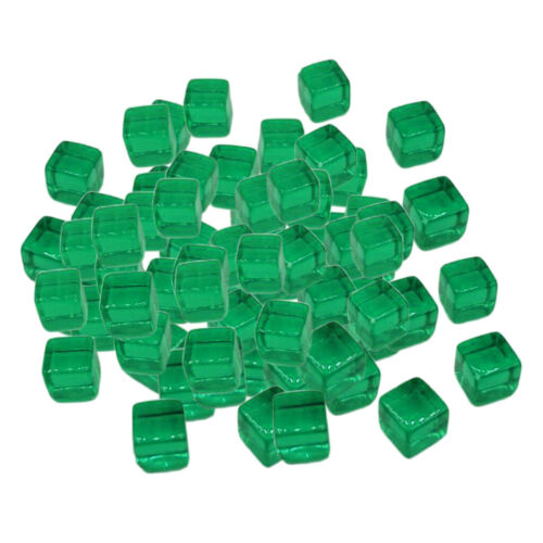 DIY Transparent Dice Acrylic Cube Board Game Kid Fun Teaching Education Toy