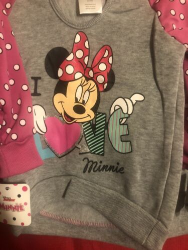 MINNIE MOUSE Girls Toddler Pullover Hoodie 3T 
