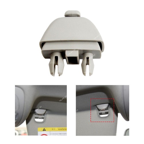 X1 New 4F0 857 561Grey Sun Visor Hook Clip For Audi A6 C6