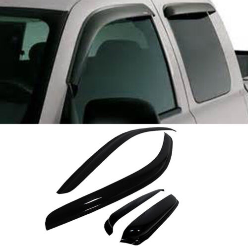 For 99-16 Ford F250//F350 Super Duty Ext Cab Vent Window Shade Visor Rain Guards