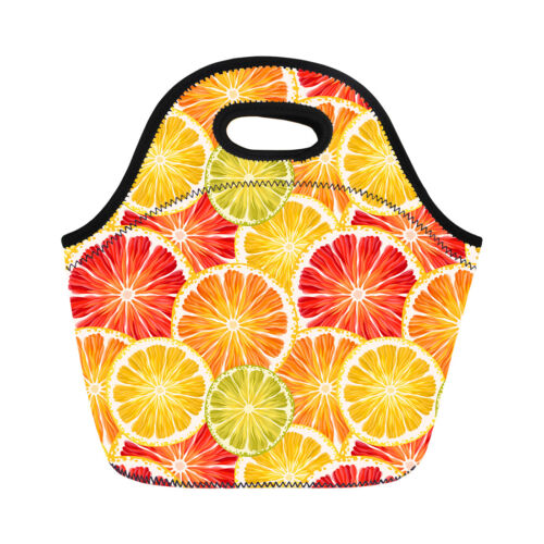 Avocado Design Lunch Bag Women Girls Portable Insulated Cooler Totes Picnic Bags 