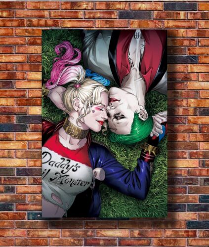 Suicide Squad Harley Quinn Kiss Art Silk poster 24x36inch