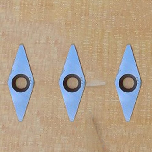 3pcs Ci4 28mm*10mm Diamond Carbide Cutter Insert fits Easy Wood Tools