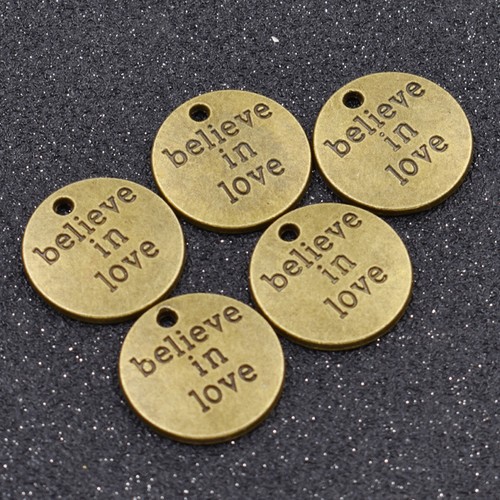 Live Your Dream Bracelet Charm Bangle Bronze Silver Inspiration Words Charms